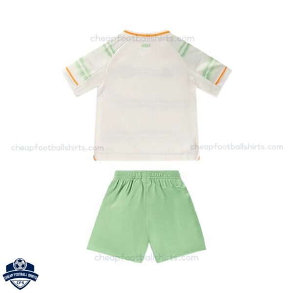 Celtic Third Kids Cheap Football Kit 2025/26 - Back View