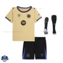 Barcelona Away Kids Cheap Football Kit 2025/26_Front View