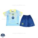 Barcelona Blue Special Edition Kids Cheap Football Kit 2025/26 - Front View