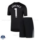 Chelsea SANCHEZ 1 Goalkeeper Kids Cheap Football Kit 2025/26 - Back View