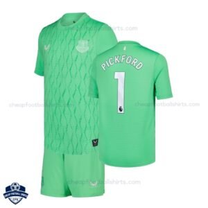 Everton PICKFORD 1 Goalkeeper Kids Cheap Football Kit 2025/26 - Overview