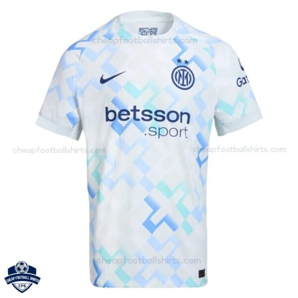 Inter Milan Away Player Version Cheap Football Shirts 2025/26 - Front View