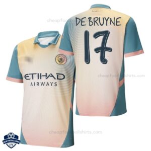 Manchester City DE BRUYNE 17 Fourth Men Cheap Football Shirts 2024/25 - Overview