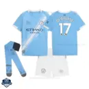 Manchester City DE BRUYNE 17 Home Kids Cheap Football Kit 2025/26 - overview