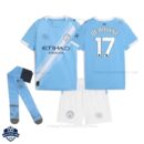 Manchester City DE BRUYNE 17 Home Kids Cheap Football Kit 2025/26 - overview