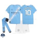 Manchester City GREALISH 10 Home Kids Cheap Football Kit 2025/26 - overview