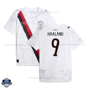 Manchester City HAALAND 9 White KidSuper Men Cheap Football Shirts 2025/26 - Overview