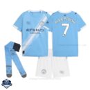 Manchester City MARMOUSH 7 Home Kids Cheap Football Kit 2025/26 - overview