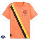 Manchester City Orange KidSuper Men Cheap Football Shirts 2025/26 - Front View