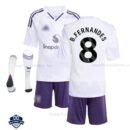 Manchester United Away Kids Football Kit 25/26 B.FERNANDES 8 with socks