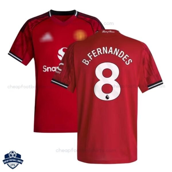 Manchester United B.FERNANDES 8 Home Cheap Football Shirts 2025/26 - Overview