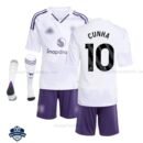 Manchester United Away Kids Football Kit 25/26 CUNHA 10 with socks