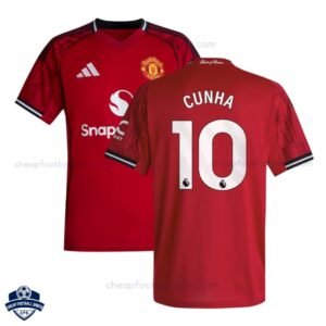 Manchester United M.CUNHA 10 Home Cheap Football Shirts 2025/26 - Overview