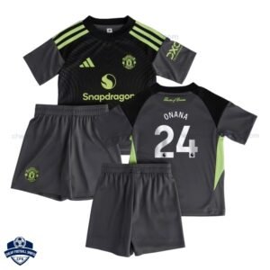 Manchester United ONANA 24 Goalkeeper Kids Cheap Football Kit 2025/26 - Overview
