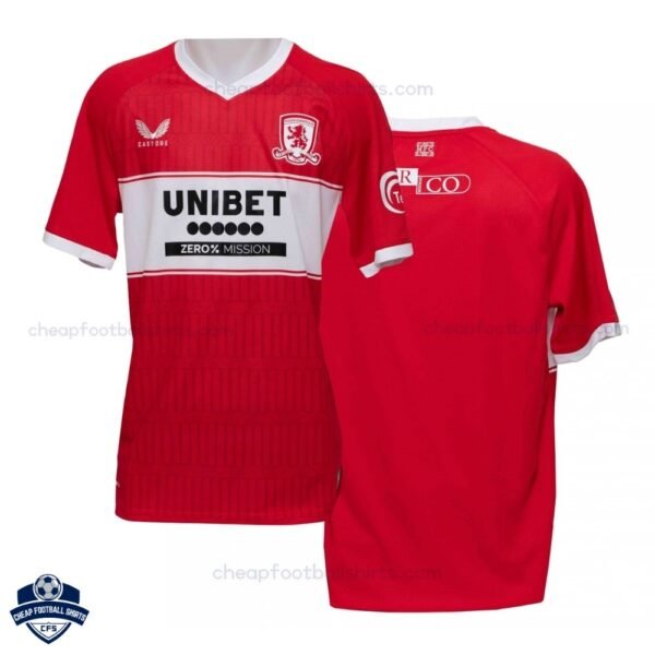 Middlesbrough Home Cheap Football Shirts 2025/26 - Overview