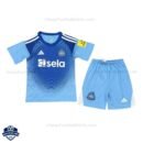 Newcastle United Blue Goalkeeper Kids Cheap Football Kit 2025/26 - Front View