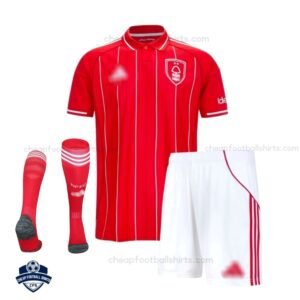 Nottingham Forest Home Kids Football Kit 25/26 with socks