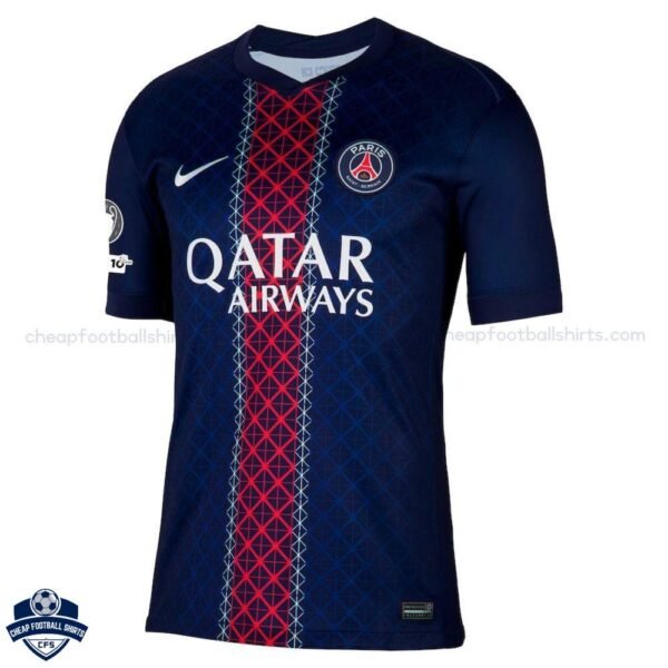 PSG Home Men Football Shirt 25/26 - front view