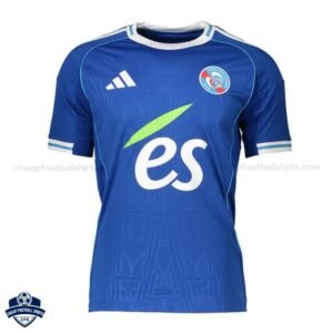 RC Strasbourg Home Cheap Football Shirts 2025/26 - Front View