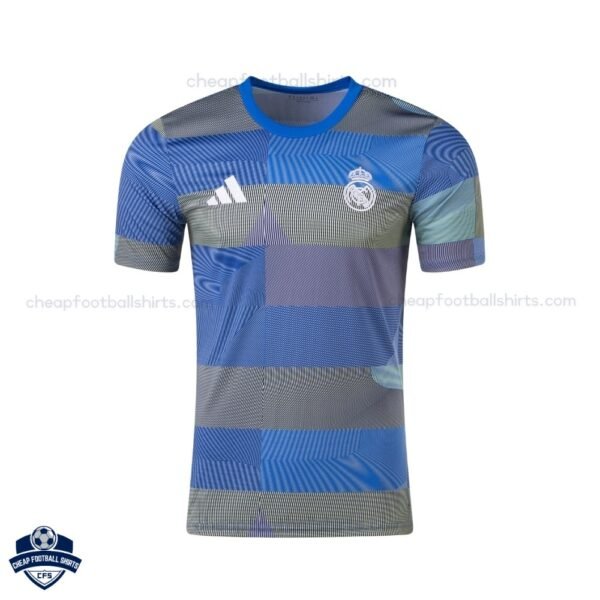 Real Madrid Pre-Match Training Top Cheap Football Shirts 2025/26 - Front View