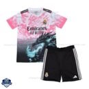 Real Madrid Special Edition Kids Cheap Football Kit 2025/26 - Front View