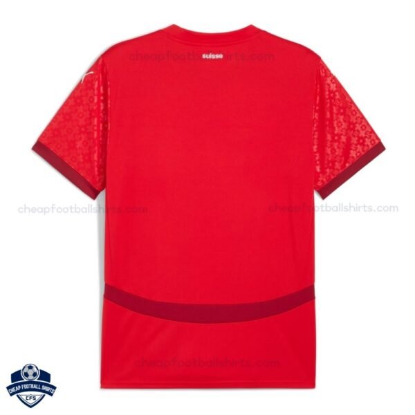 Switzerland Home Cheap Football Shirts 2025/26 - Back View