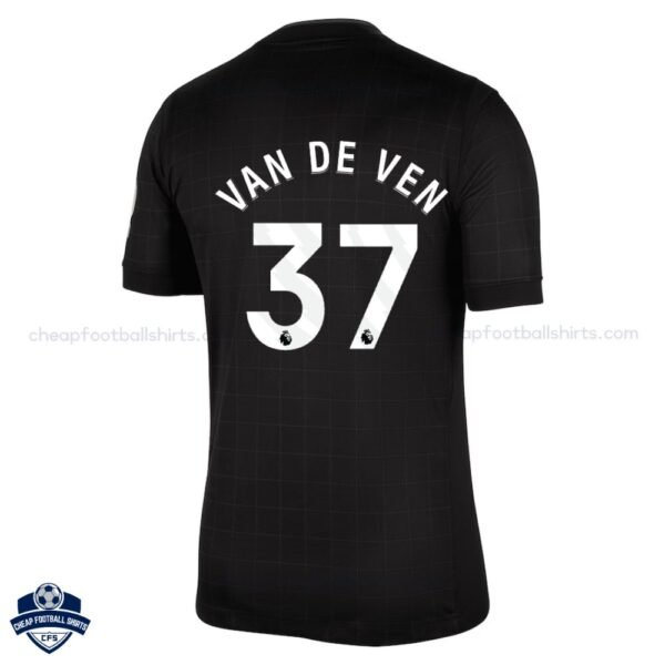 Tottenham Hotspur VAN DE VEN 37 Away Cheap Football Shirts 2025/26 - Back View