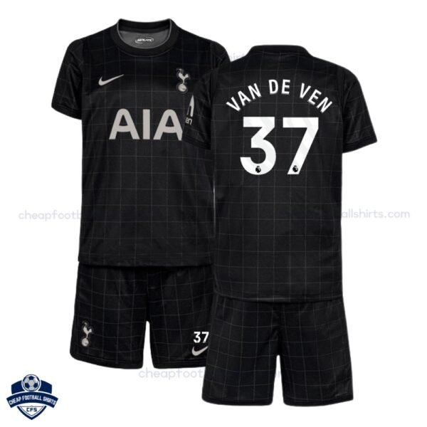 Tottenham Hotspur VAN DE VEN 37 Away Kids Cheap Football Kit 2025/26 - Overview