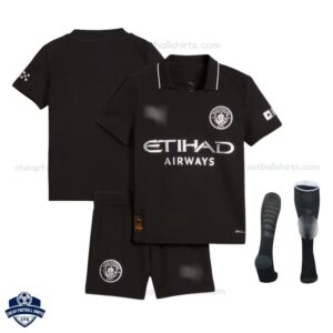 Manchester City Away Kids Football Kit 25/26 - overview