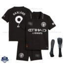 Manchester City Away Kids Football Kit 25/26 HAALAND 9 - overview