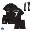 Manchester City Away Kids Football Kit 25/26 MARMOUSH 7 - overview