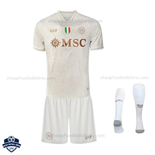 SSC Napoli Away Kids Football Kit 25/26