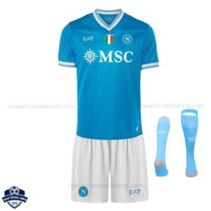 SSC Napoli Home Kids Football Kit 25/26