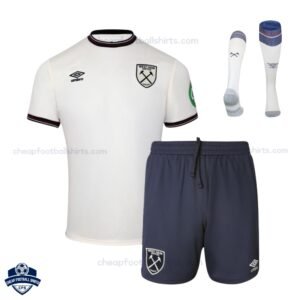 West Ham United Away Kids Football Kit 25/26