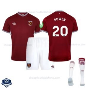 West Ham United Home Kids Football Kit 25/26 BOWEN 20