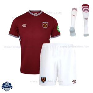 West Ham United Home Kids Football Kit 25/26