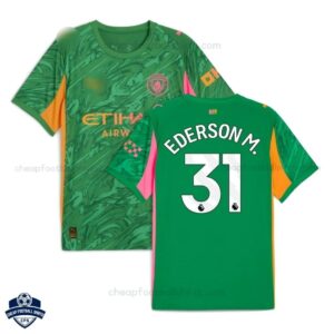 Manchester City EDERSON M. 31 Goalkeeper Cheap Football Shirts 2025/26 - Overview