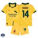 AC Milan MODRIĆ 14 Third Kids Cheap Football Kit 2025/26 - Overview