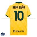 AC Milan RAFA LEÃO 10 Third Cheap Football Shirts 2025/26 - Back View