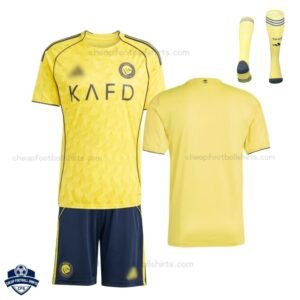Al Nassr Home Kids Football Kit 25/26