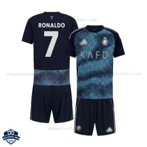 Al Nassr Away Kid Cheap Football Kit 25/26 RONALDO 7 - Overview