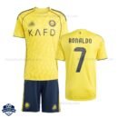 Al Nassr RONALDO 7 Home Kids Football Kit 25/26 - Overview