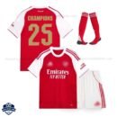 Arsenal CHAMPIONS 25 Home Kids Football Kit 25/26 - Overview