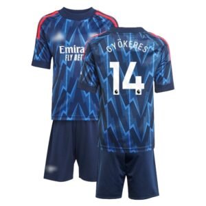 Arsenal GYÖKERES 14 Away Kids Cheap Football Kit 2025/26