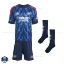 Arsenal GYÖKERES 14 Away Kids Cheap Football Kit 2025/26_Front View