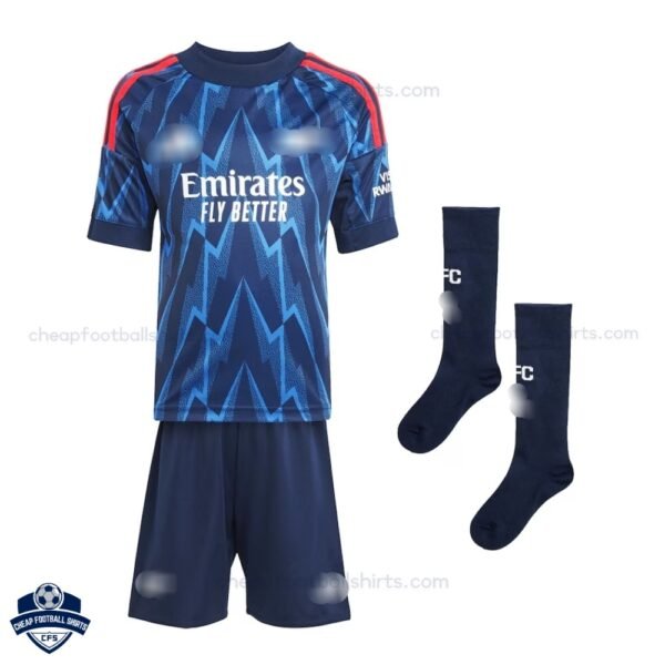 Arsenal GYÖKERES 14 Away Kids Cheap Football Kit 2025/26_Front View