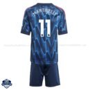 Arsenal Away Kids Football Kit 25/26 MARTINELLI 11 - Back View