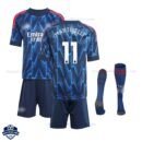 Arsenal Away Kids Football Kit 25/26 MARTINELLI 11 - Overview with socks
