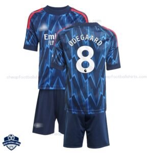 Arsenal Away Kids Football Kit 25/26 ØDEGAARD 8 - Overview