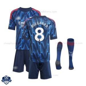 Arsenal Away Kids Football Kit 25/26 ØDEGAARD 8 - Overview